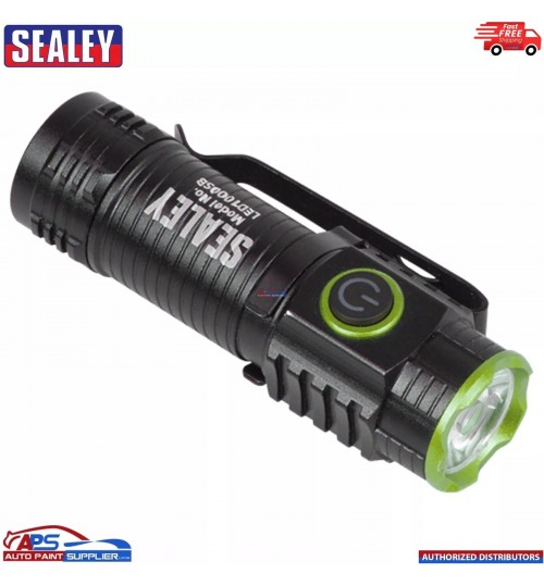 Sealey LED1000SB 1000lm Super Beam Rechargeable 10W SMD LED Pocket Light